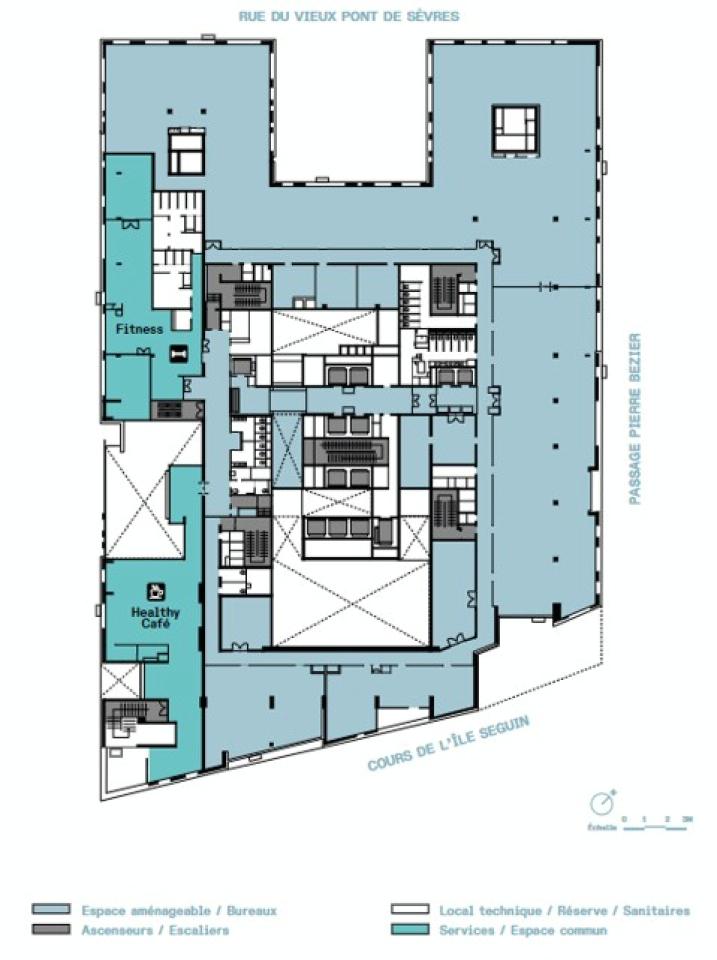 Bureau Boulogne-Billancourt 11840m² Location bureau Boulogne-Billancourt Hauts-de-Seine OLBUR2100502 13